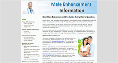 Desktop Screenshot of maleenhancements.info